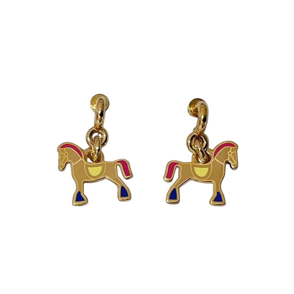 Cheval earrings Multi-color