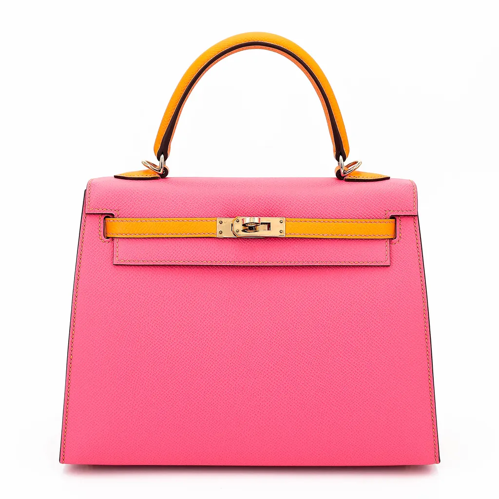 Kelly 25 Sellier HSS Rose Azalee (8W) Jaune d’Or (9V)