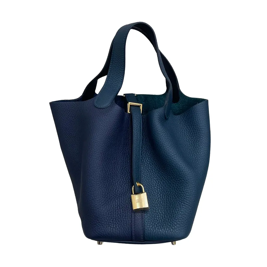 Picotin Lock PM Bleu Nuit (2Z) Vert Cypress (6O) Noir (89)