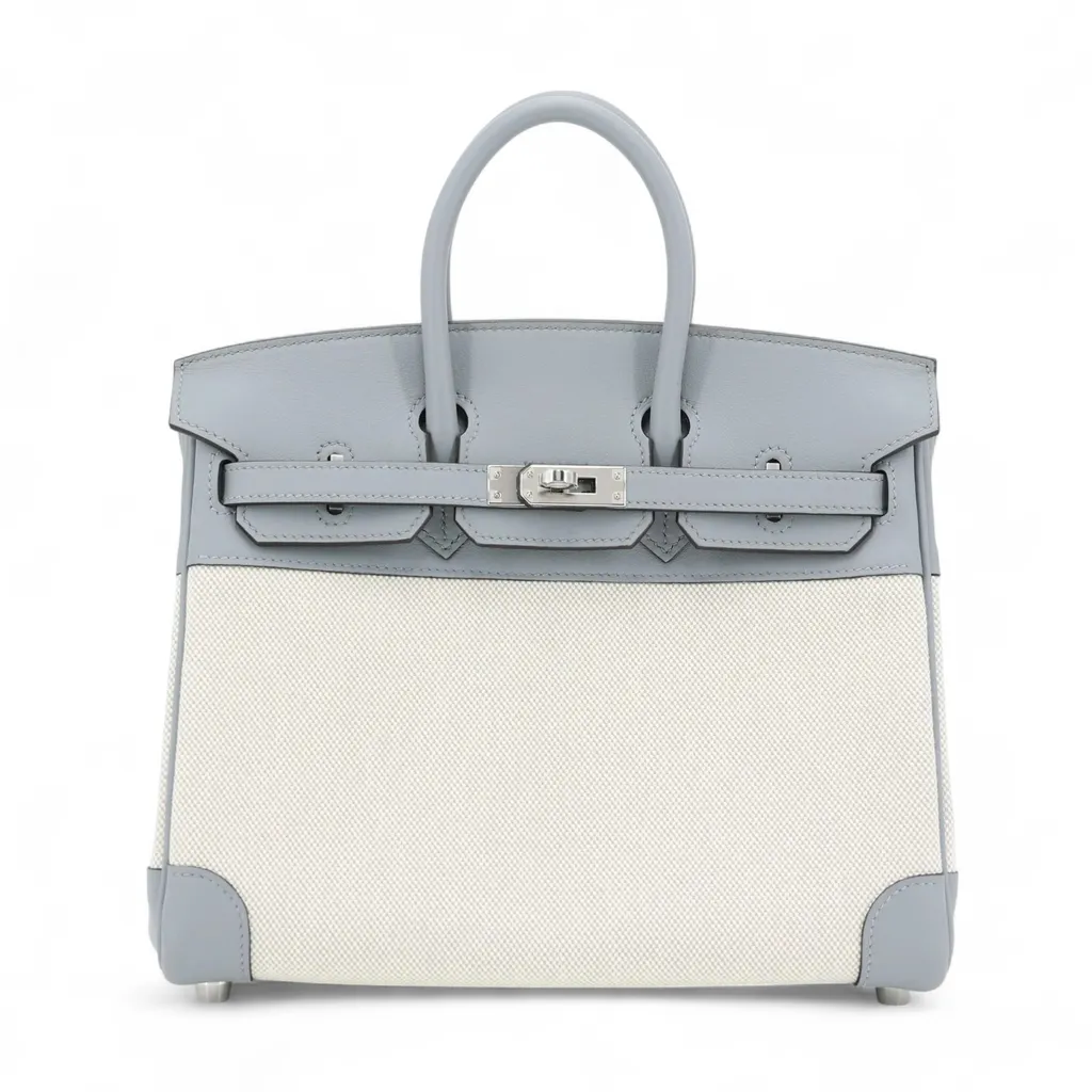 Birkin 25 Bleu Glacier (8U)