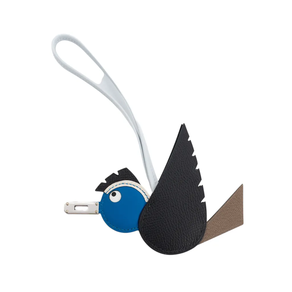 Birdy charm Noir (89) Bleu Hydra (T7) Bleu Brume (T0)