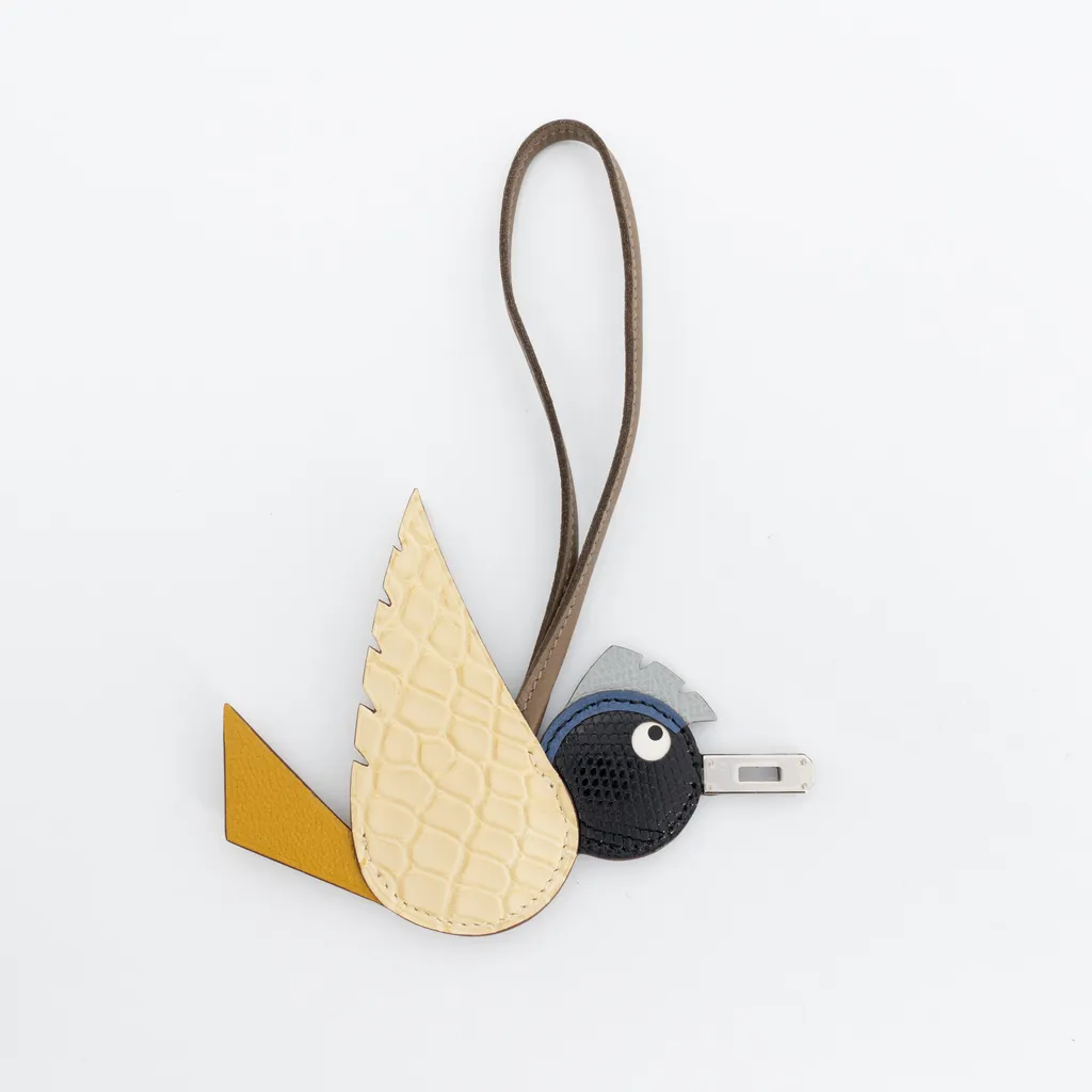 Birdy charm Vanille (Y1) Noir (89) Bleu Glacier (8U)