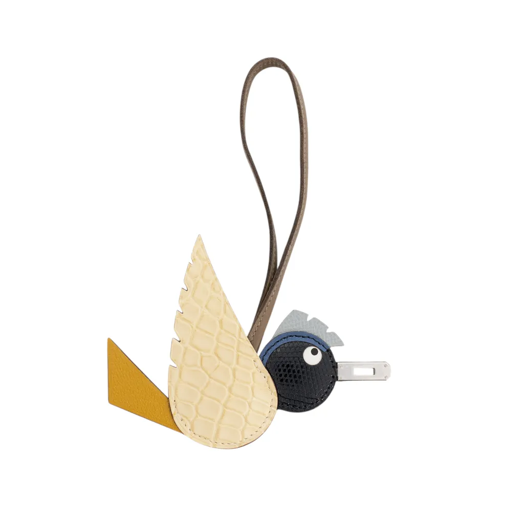 Birdy charm Vanille (Y1) Noir (89) Bleu Glacier (8U)