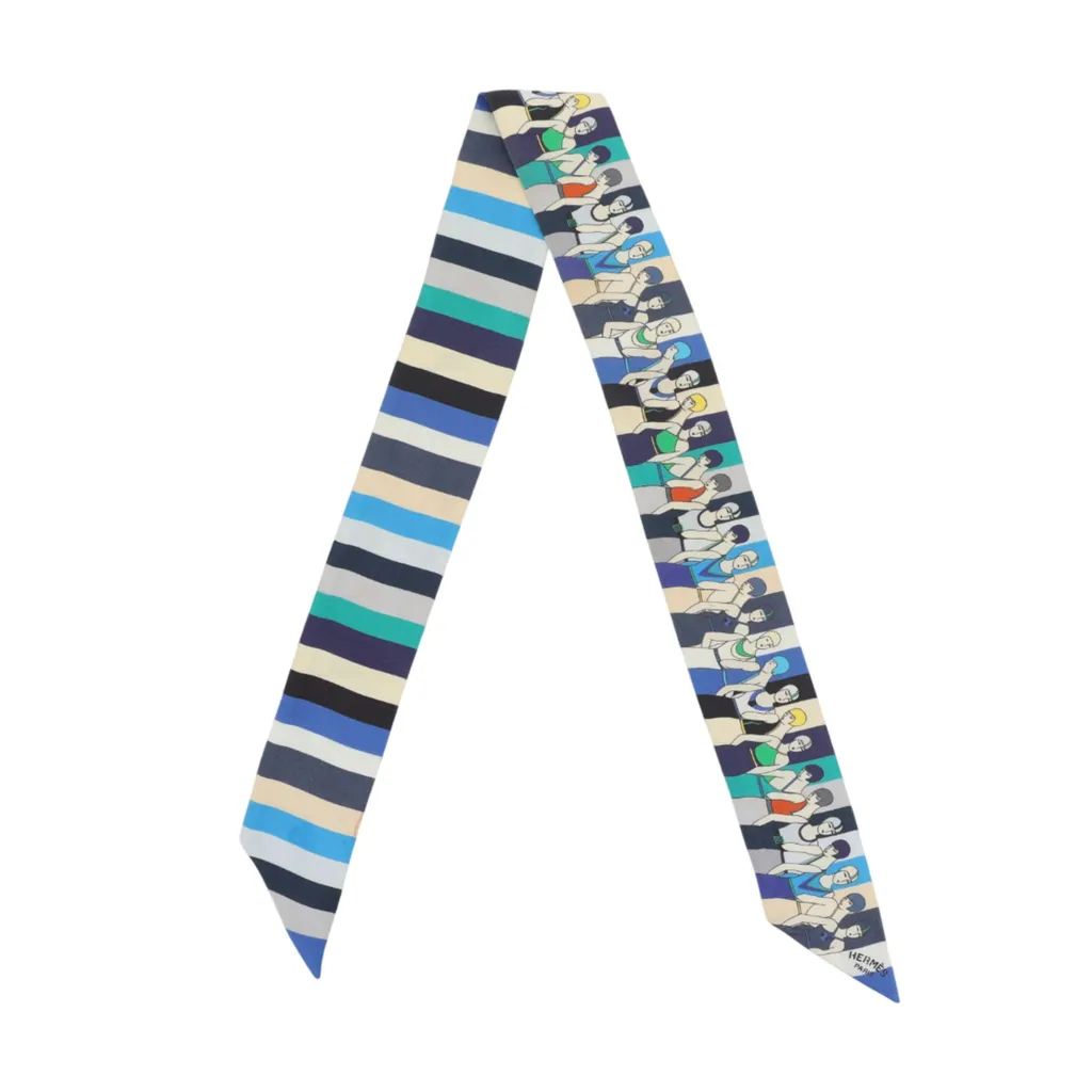 ツイリー 水遊びをする人 マルチカラー ブルー