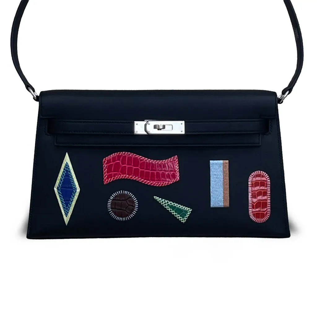 Kelly Elan Broderie Collage Noir (89) Multi-color