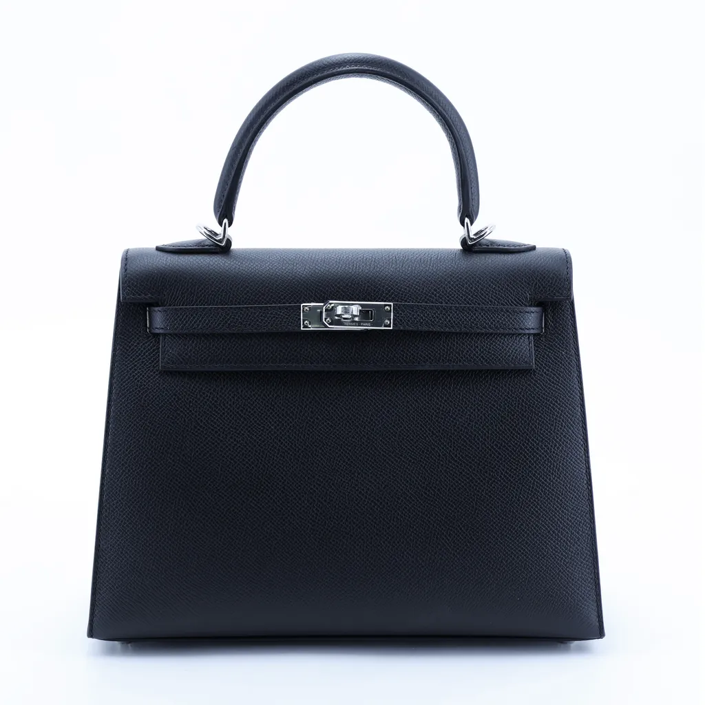 Kelly 25 Sellier Noir (89)