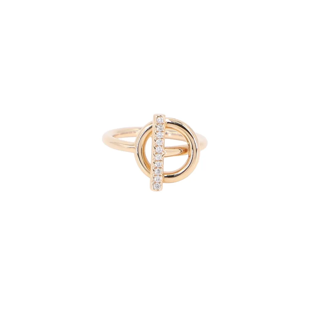 Echappee Ring PM Rose Gold