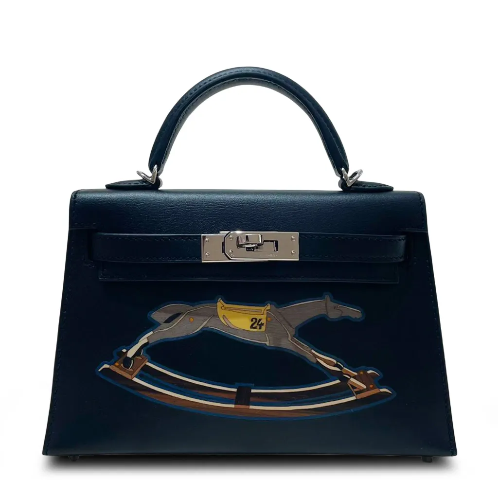 Mini Kelly II cheval de bois Noir (89)