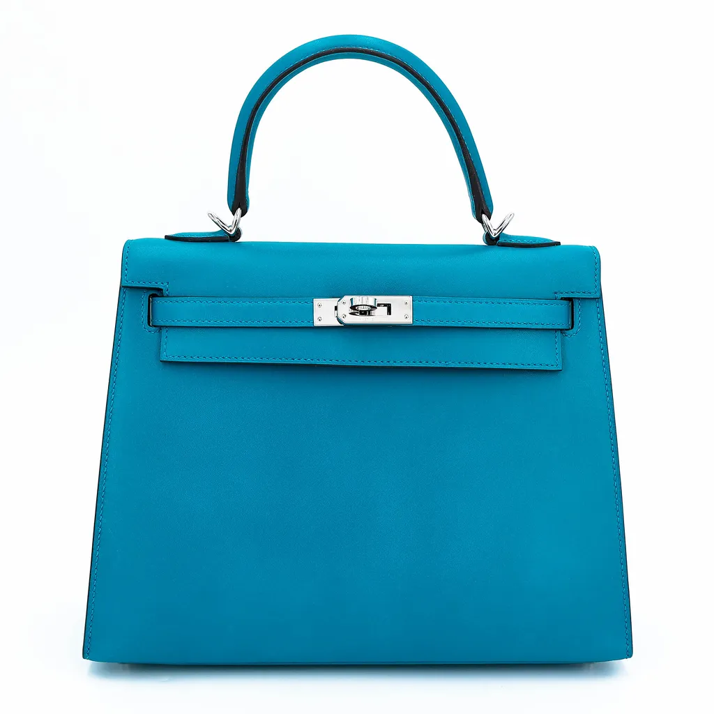 Kelly 25 Sellier Bleu Izmir (7W)