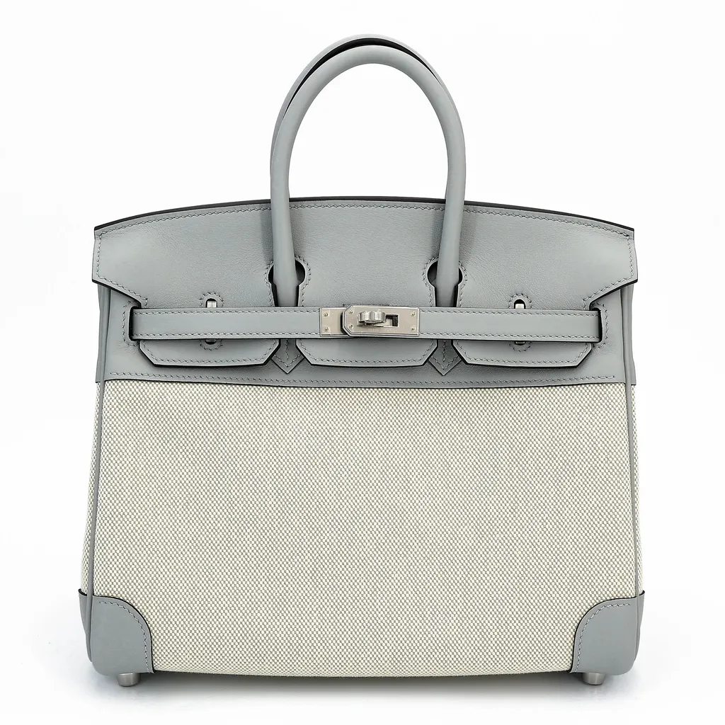 Birkin 25 Bleu Glacier (8U)