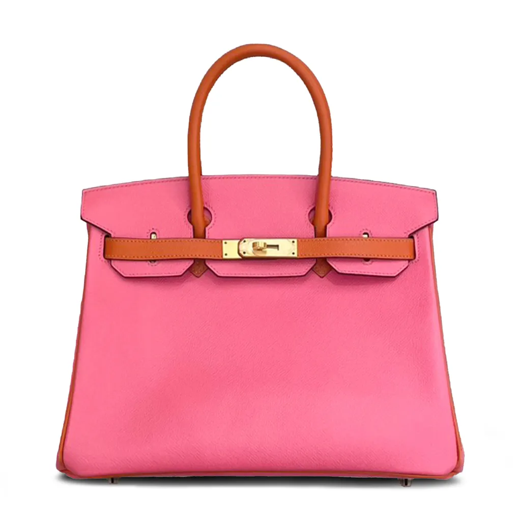 Birkin 30 Rose Azalee (8W) Brown
