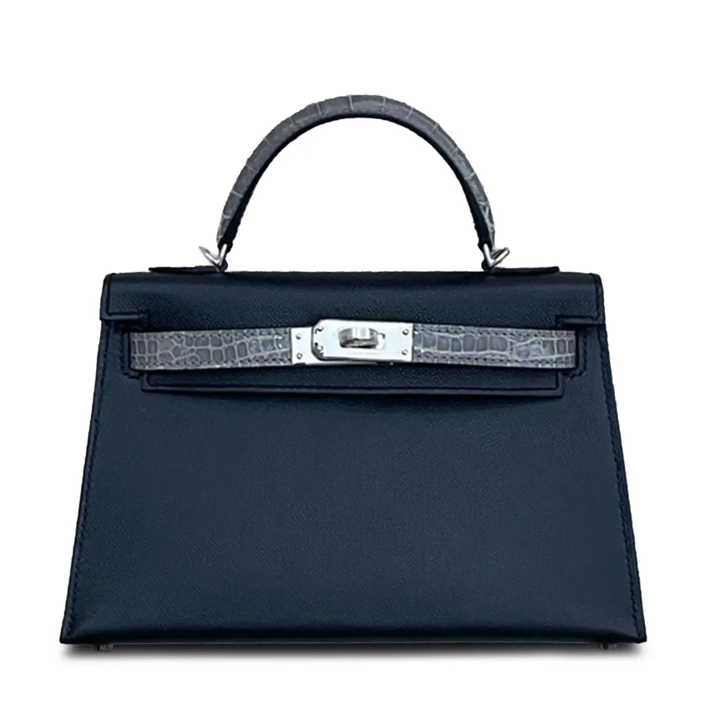 Mini Kelly II Noir (89) Gris Ciment (0V)