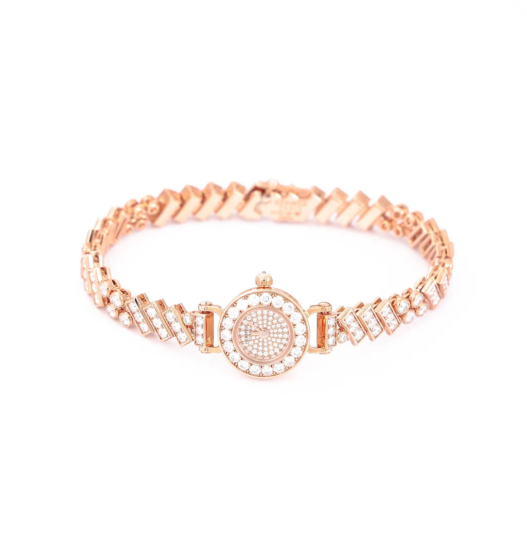 Faubourg Polka Ladies Watch Rose Gold