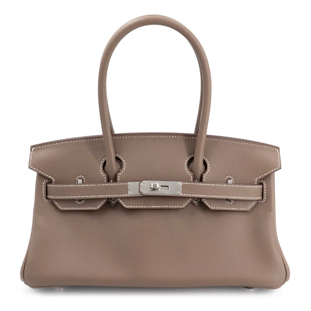 Birkin Shoulder Light 29 Etoupe (18)