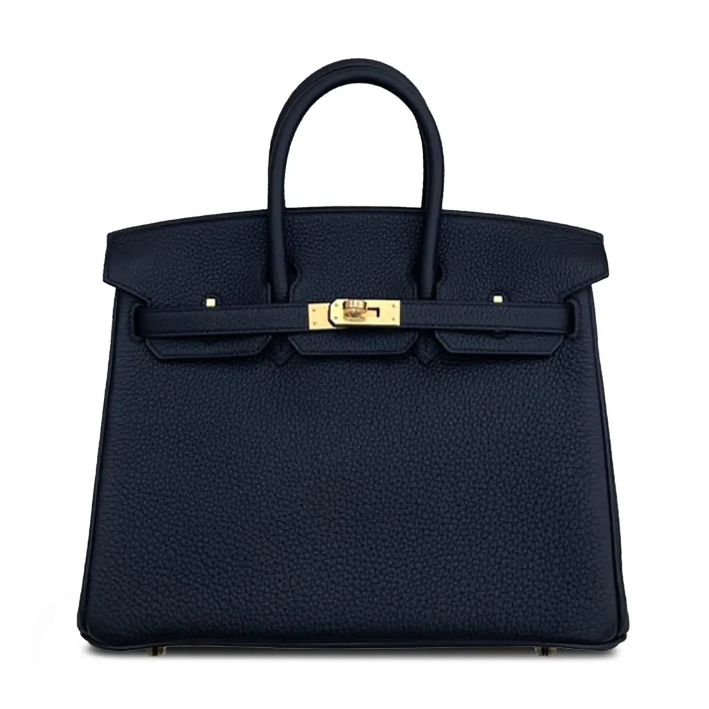 Birkin 25 Verso Noir (89) Toundra (6T)