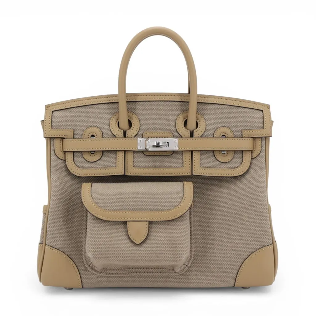 Birkin Cargo 25 Beige Marfa (8Q) Poussiere (1C)