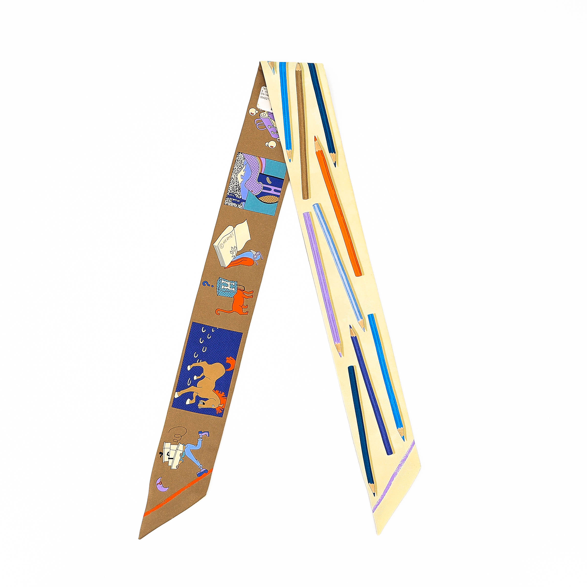 Twilly A Vos Crayons et Carre Libre Brown Yellow