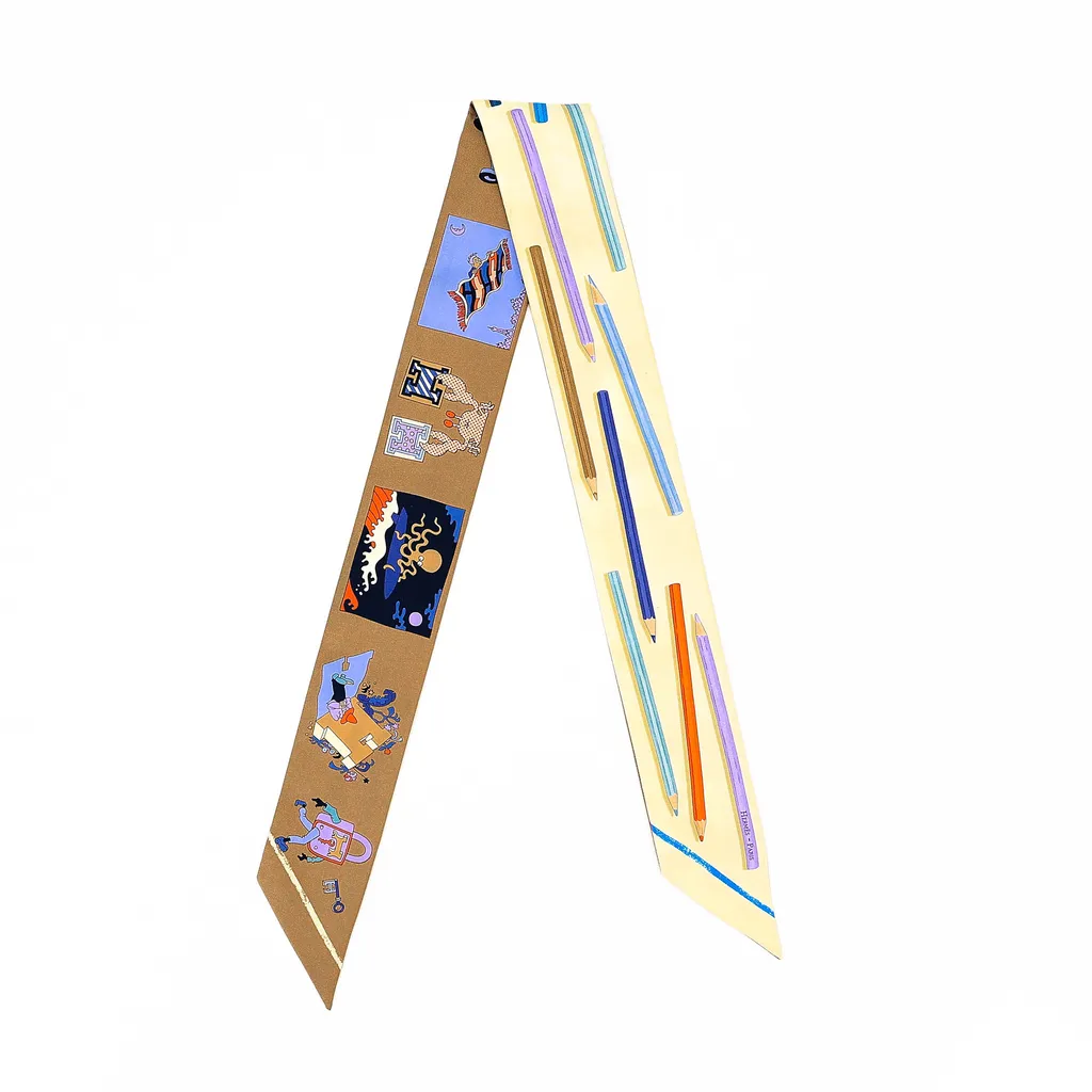 Twilly A Vos Crayons et Carre Libre Brown Yellow