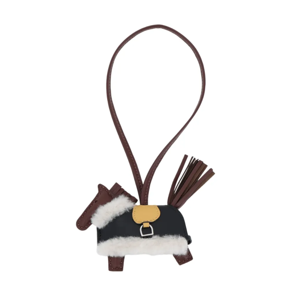 Robeo Plush PM charm Terre (4D) Sesame (2S) Black Ecru