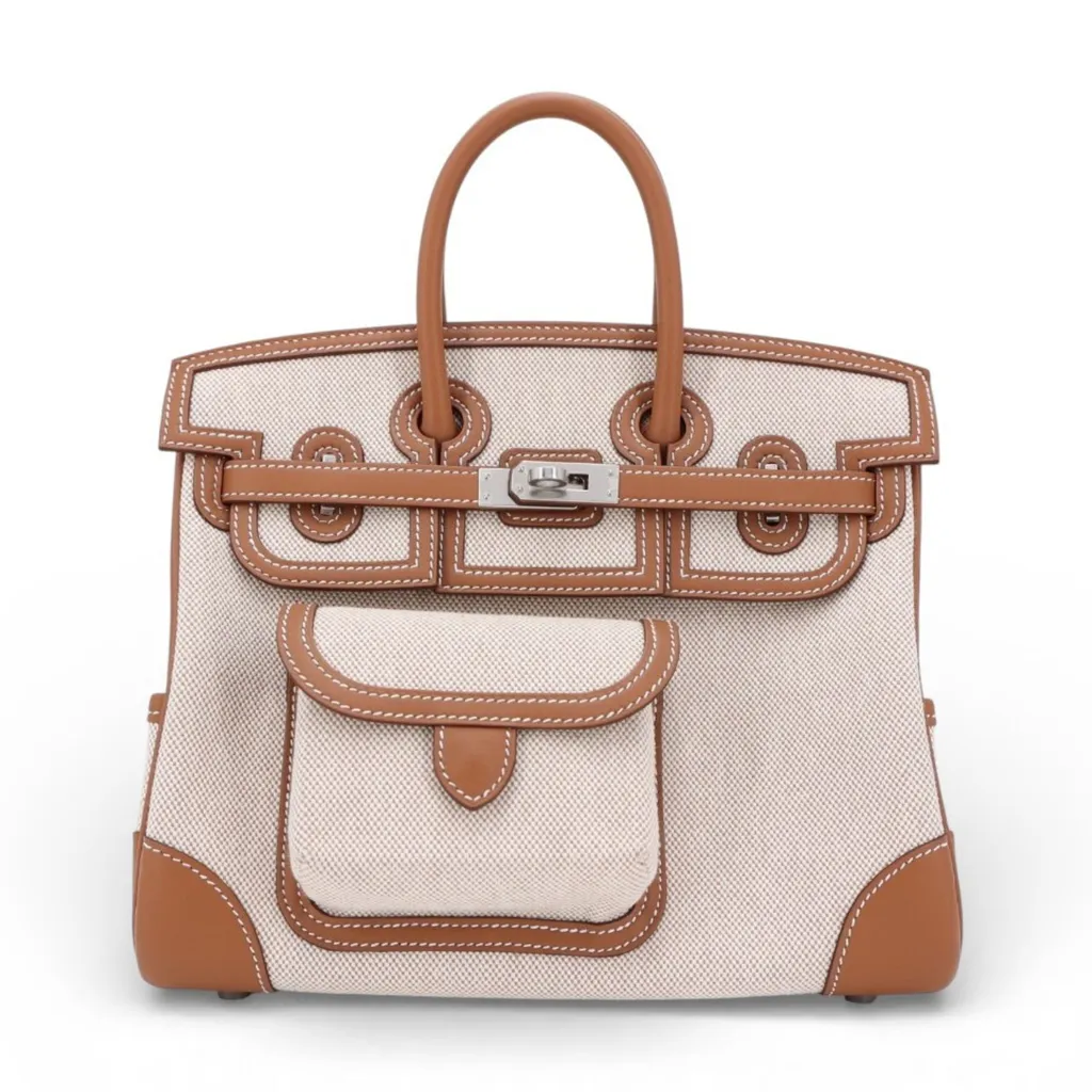 Birkin Cargo 25 Gold (37) Ecru