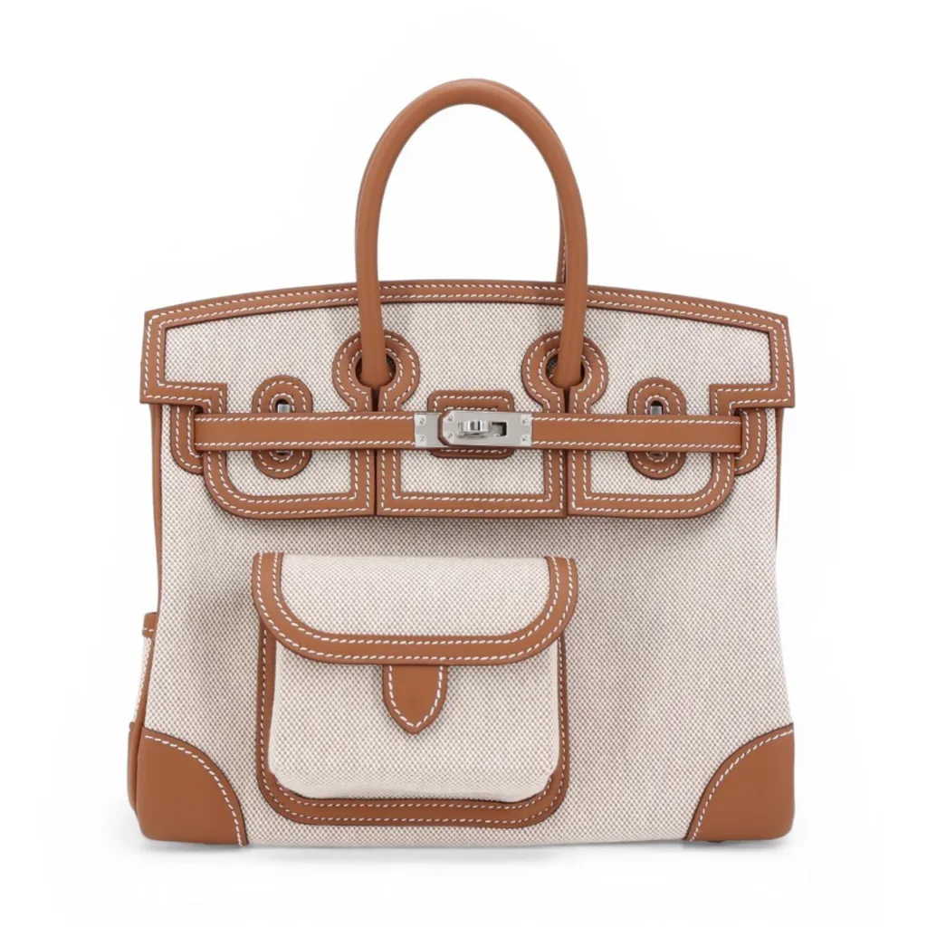 Birkin Cargo 25 Gold (37) Ecru
