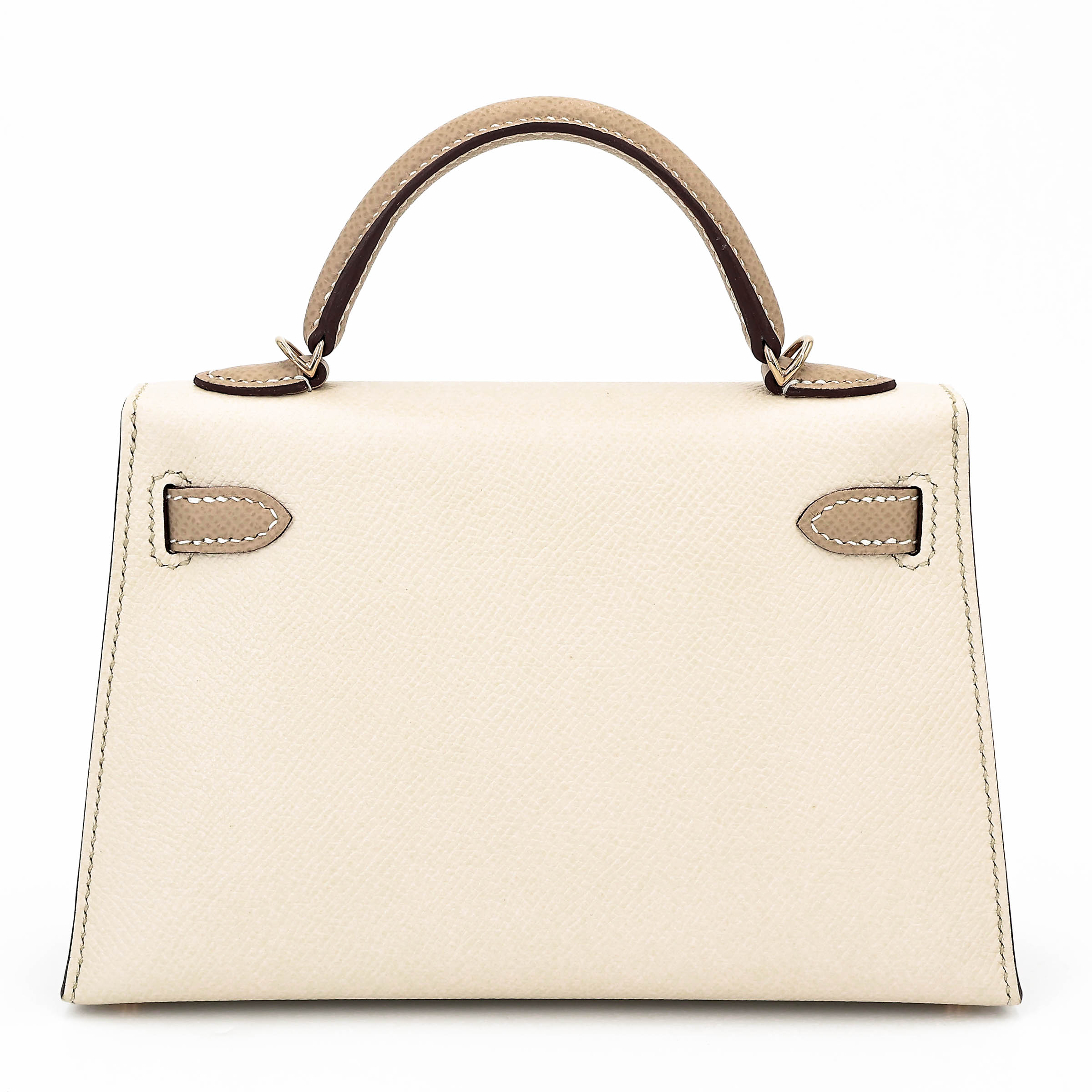 Mini Kelly 二代 10 奶昔白 Craie S2 風衣灰 Trench