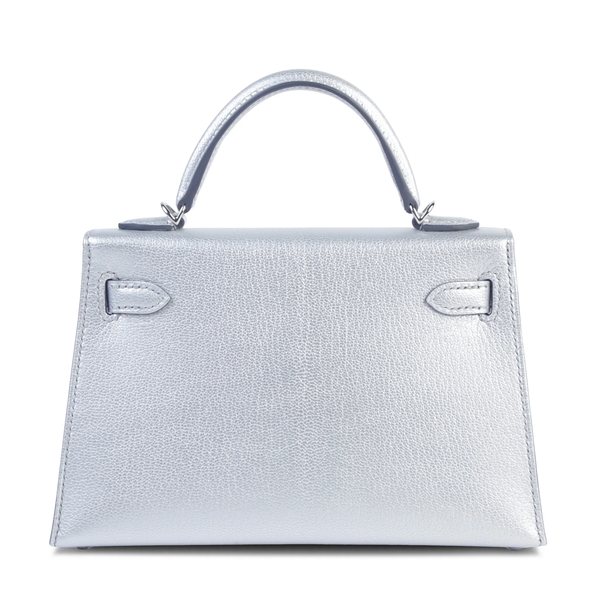 Mini Kelly 二代 05 銀色 Argent