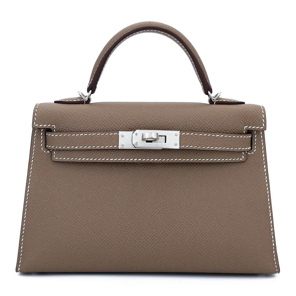 Mini Kelly 二代 18 大象灰 Etoupe