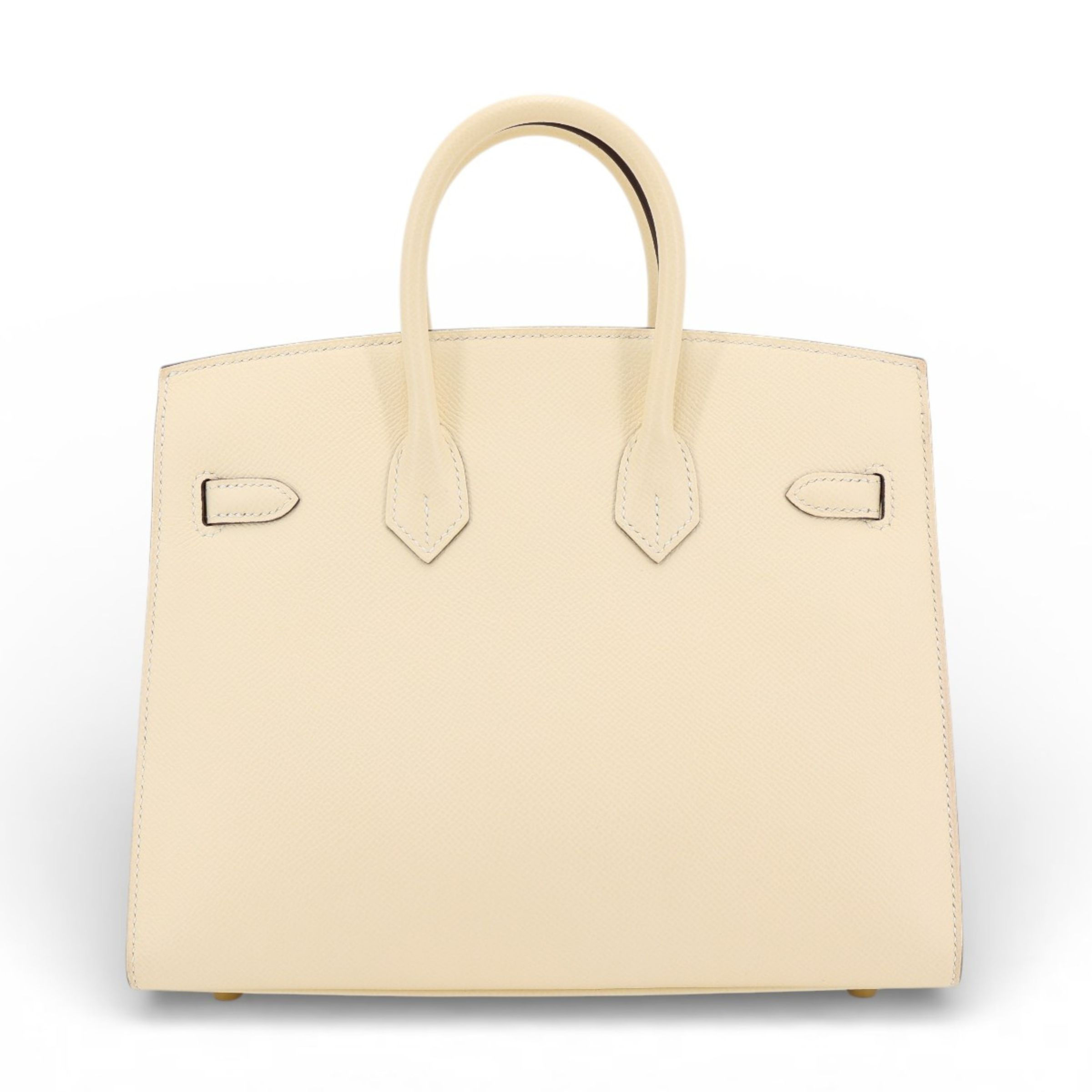 Birkin 25 外縫 I2 奶油白 Nata