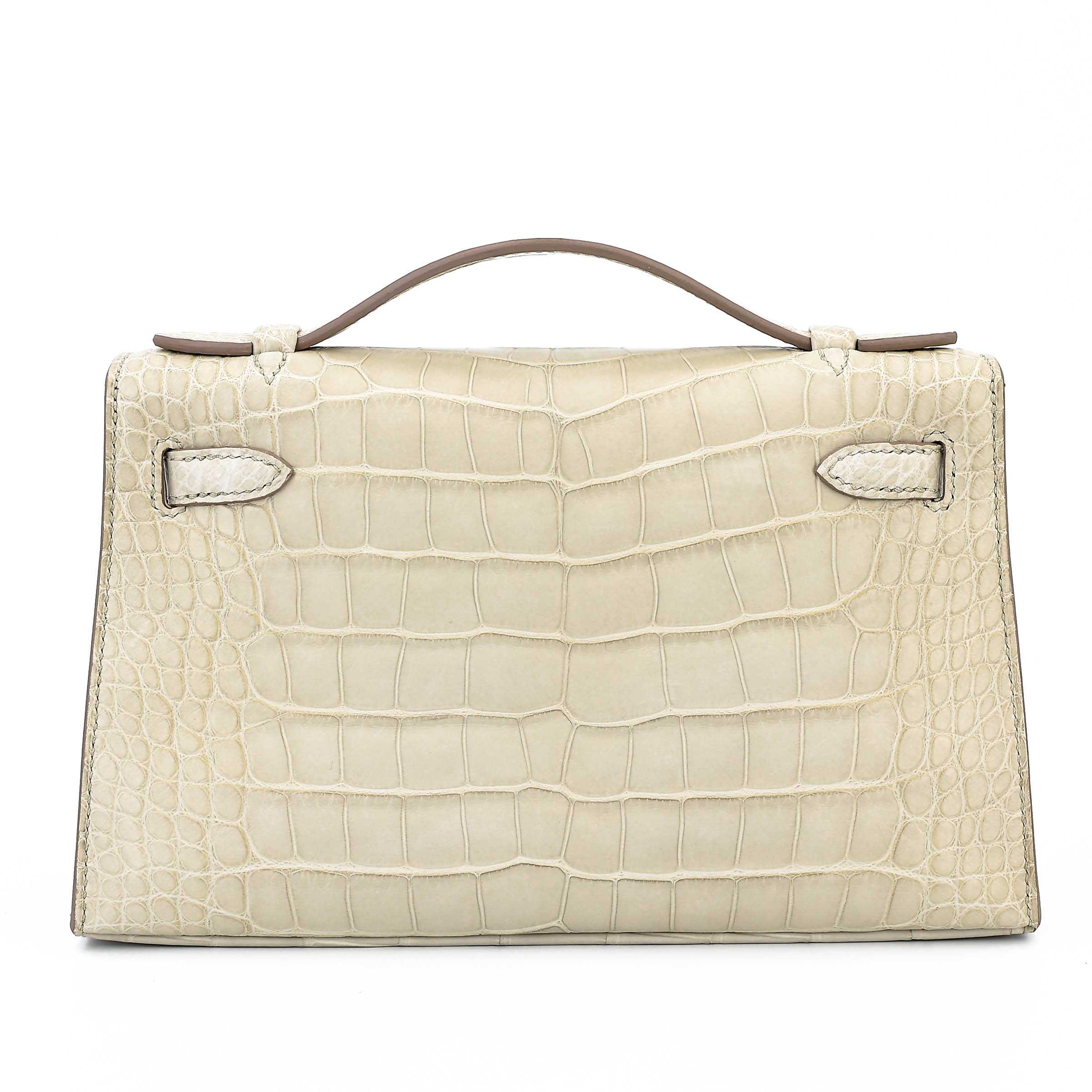 Kelly Pochette 8L 冰川白 Beton