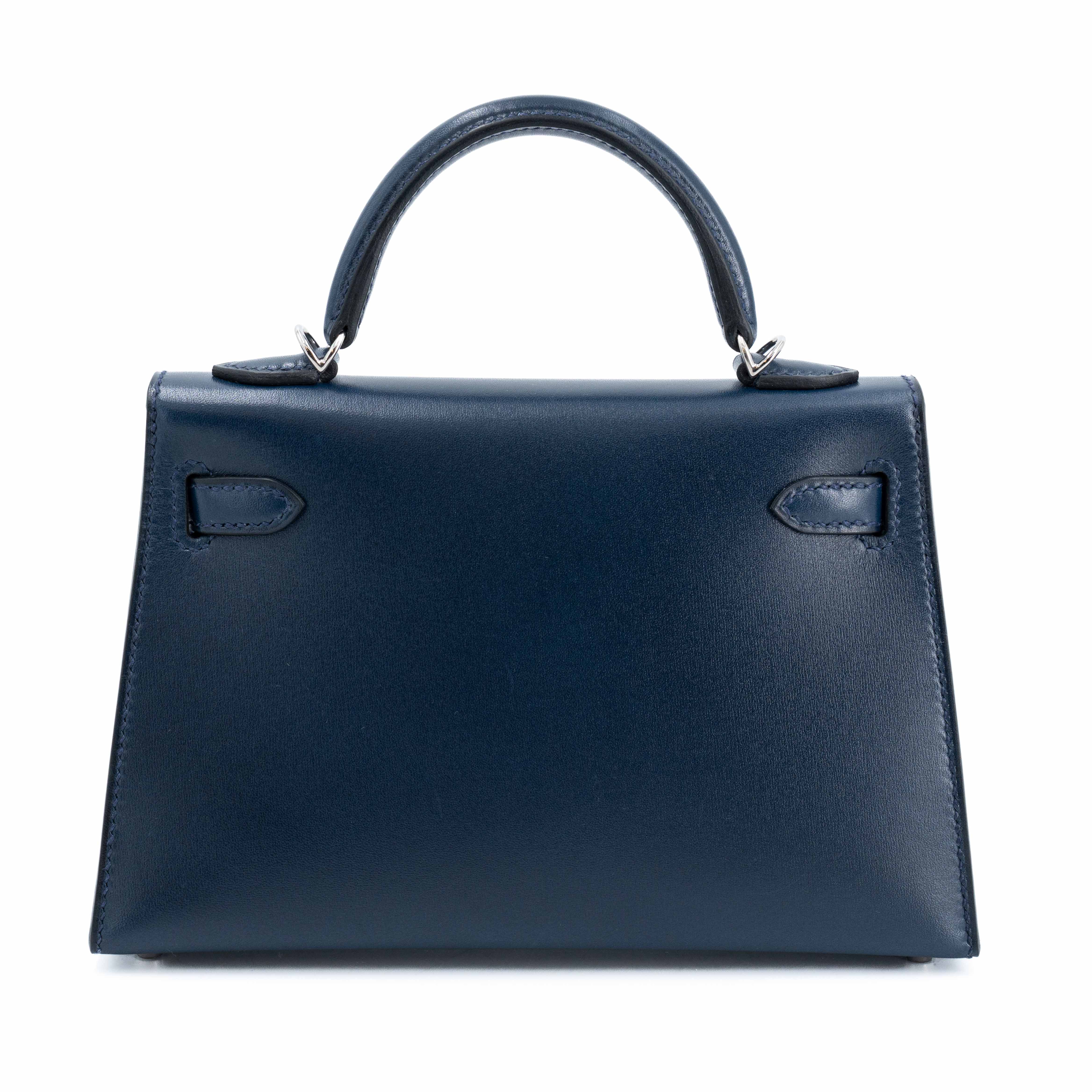 Mini Kelly II Cloute Studded Bleu Abysse (7K)