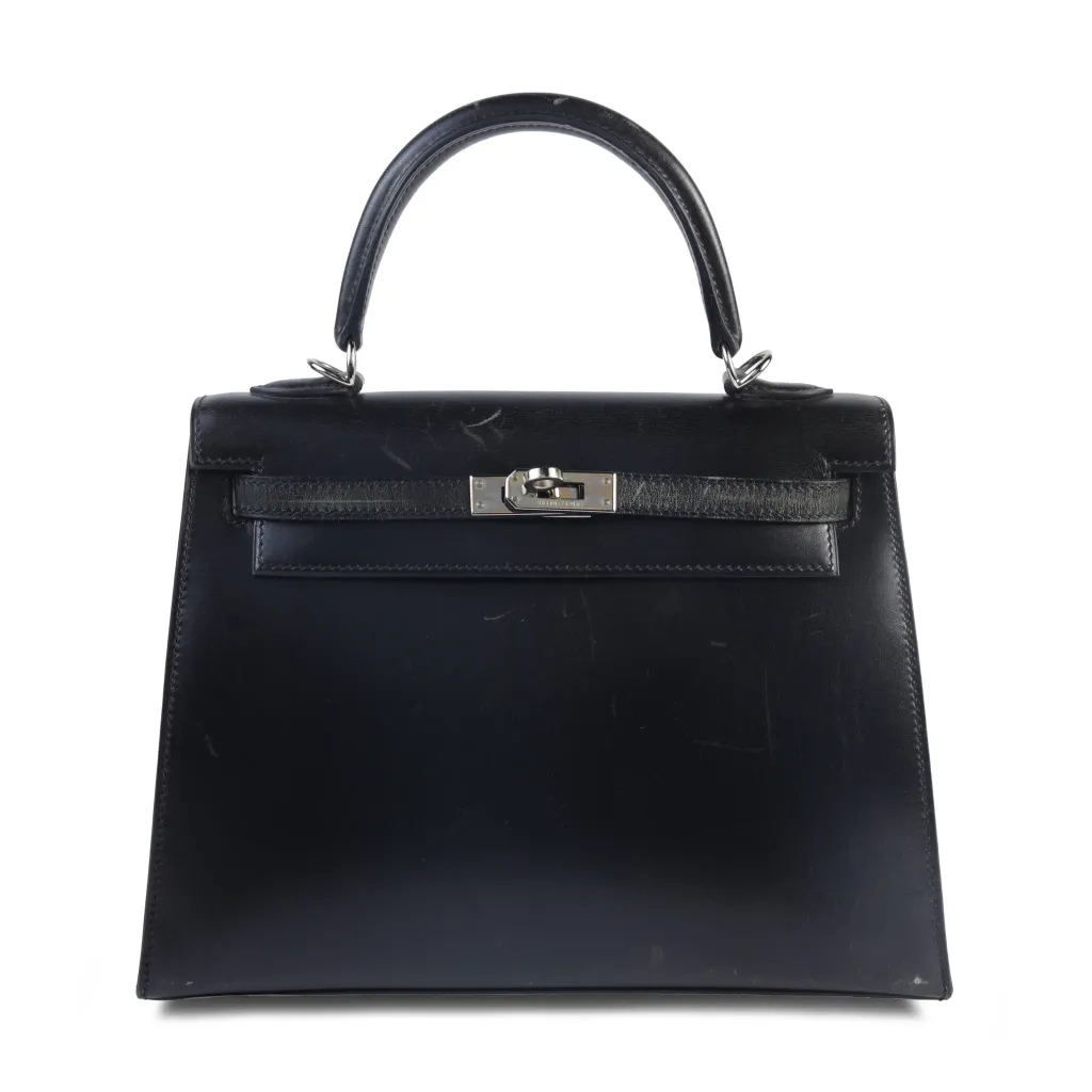 Kelly 25 外縫 89 黑色 Noir (Black)