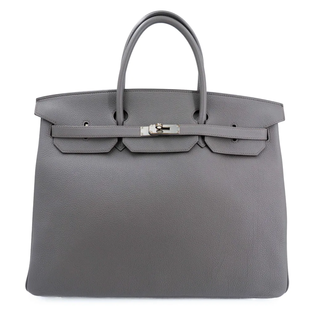 Birkin 40 8F 錫器灰 Etain