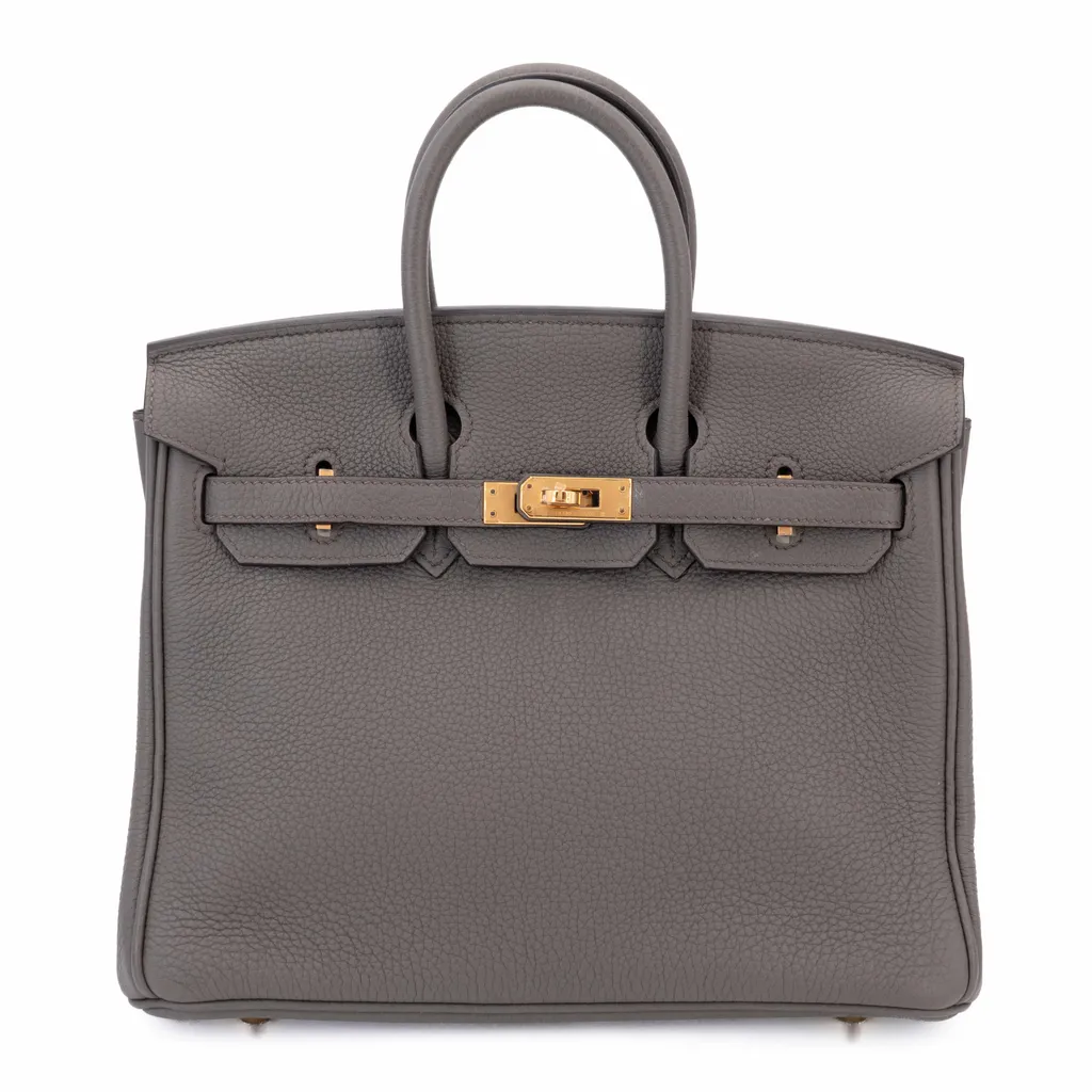 Birkin 25 8F 錫器灰 Etain
