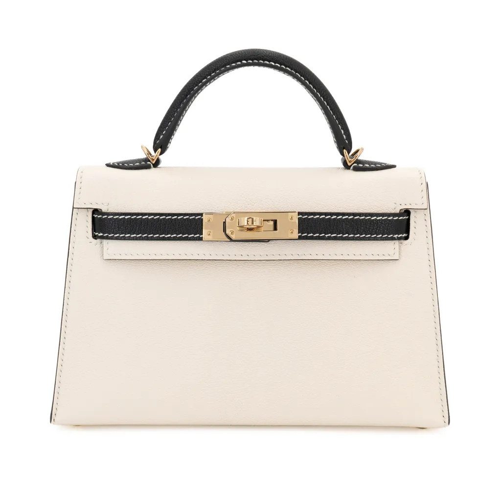 Mini Kelly II HSS (LY) Nata (I2) Noir (89) Vert Fizz (0S)