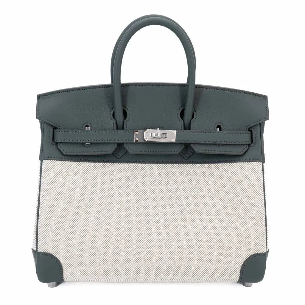 バーキン25 ヴェールマングローブ (Q0)