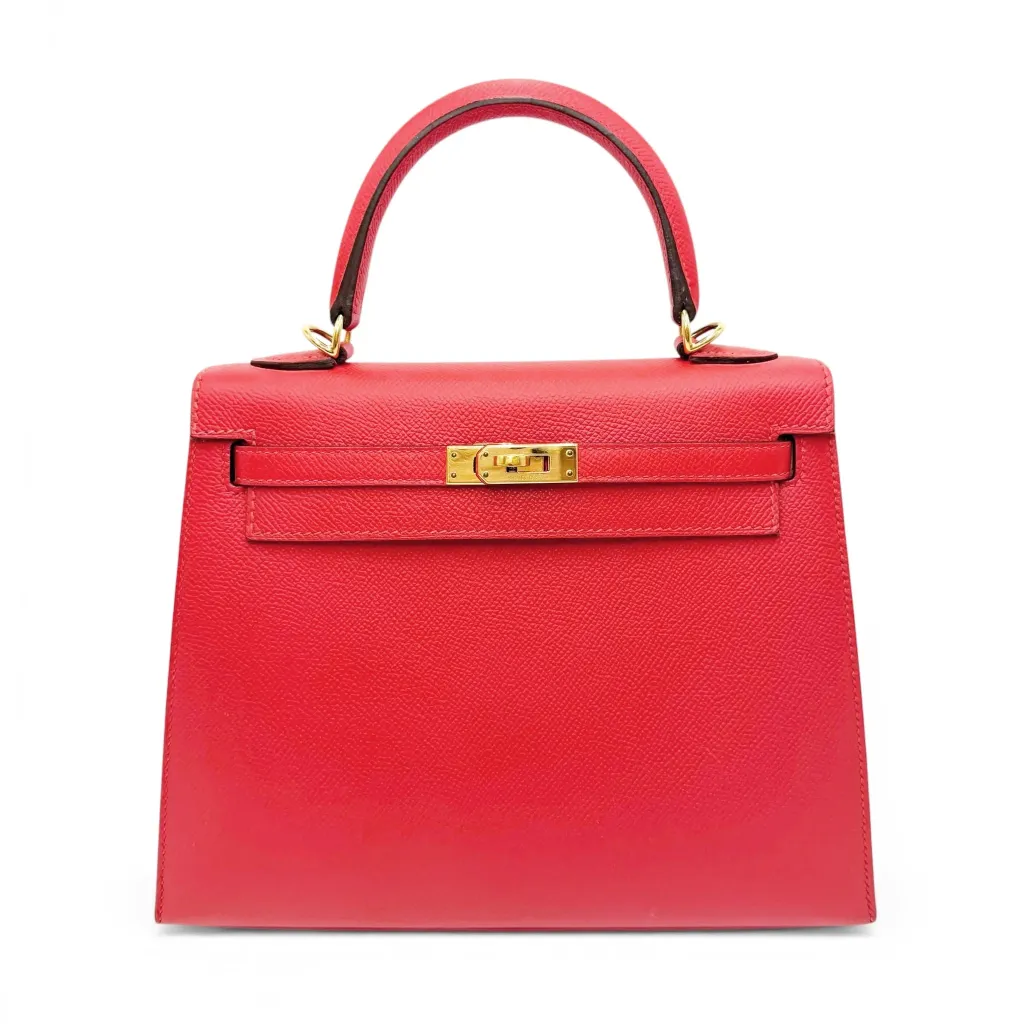 Kelly 25 外缝 S3 桃心红 Rouge De Coeur