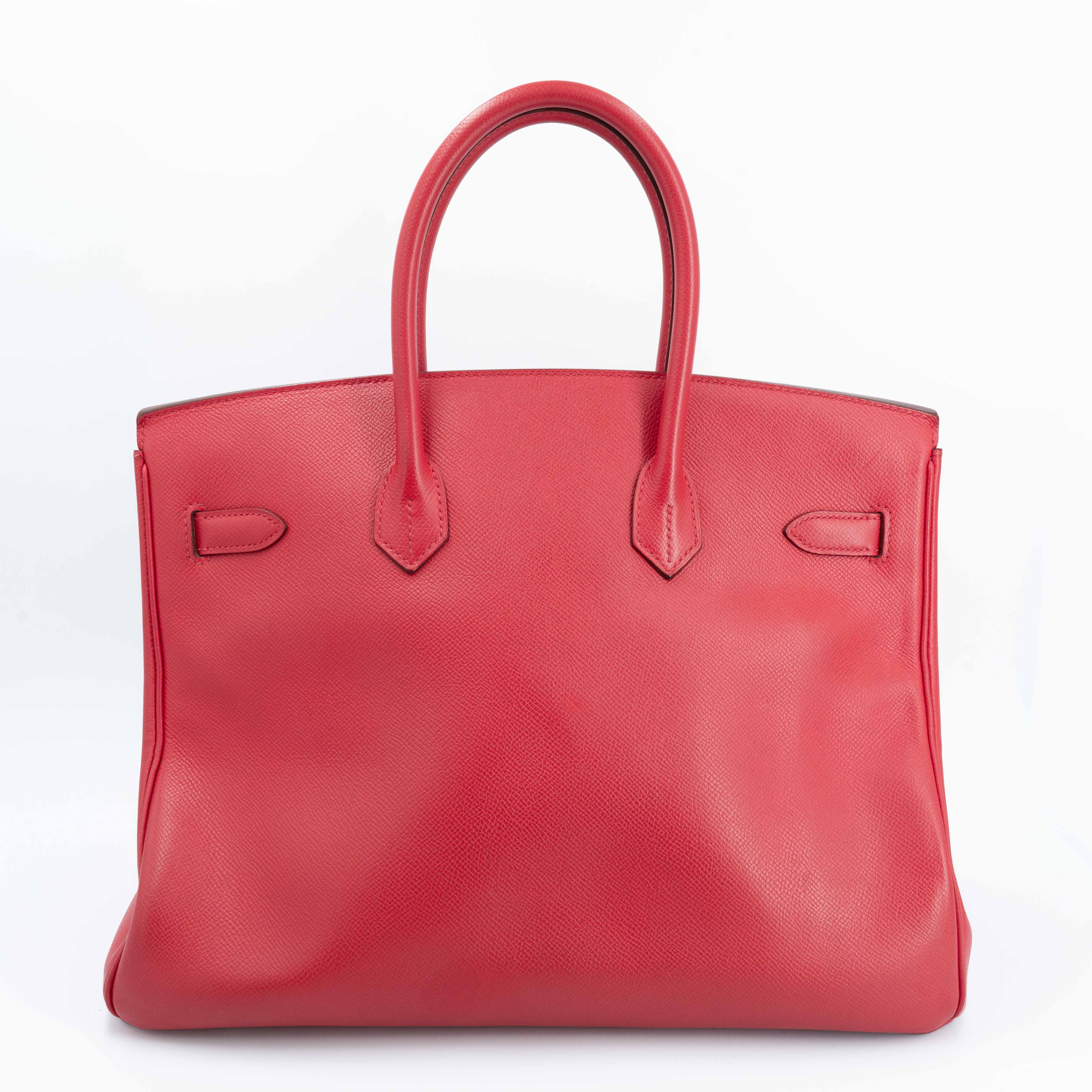 Birkin 35 5E 朱砂紅 Vermillon