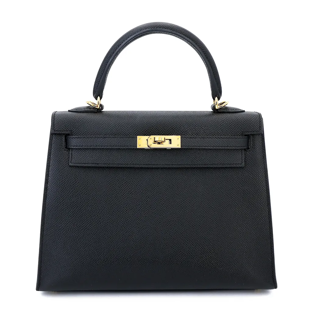 Kelly 25 Sellier Noir (89)
