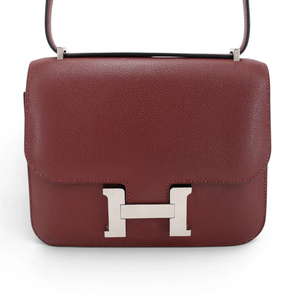 Constance 康康 Mini 19 55 愛馬仕紅 Rouge H