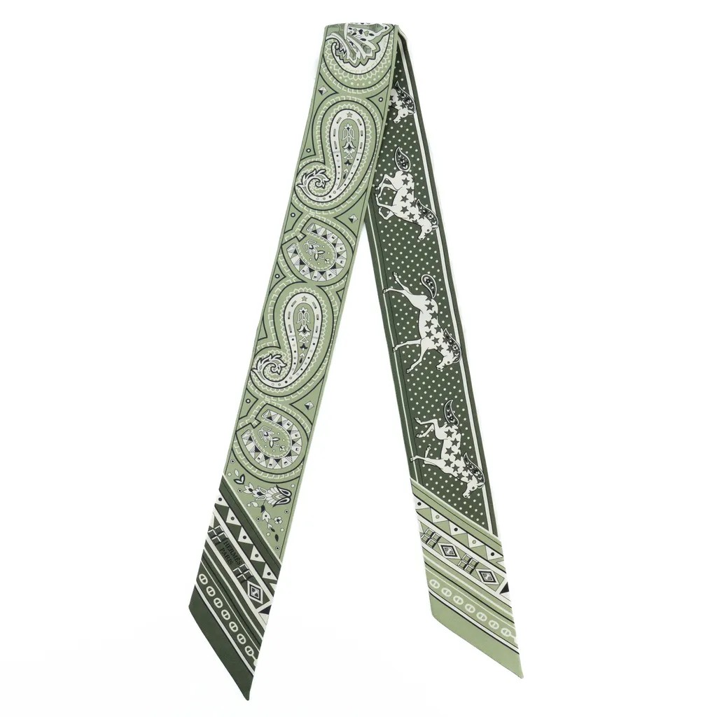 Twilly Cheval de Coeur Bandana Green
