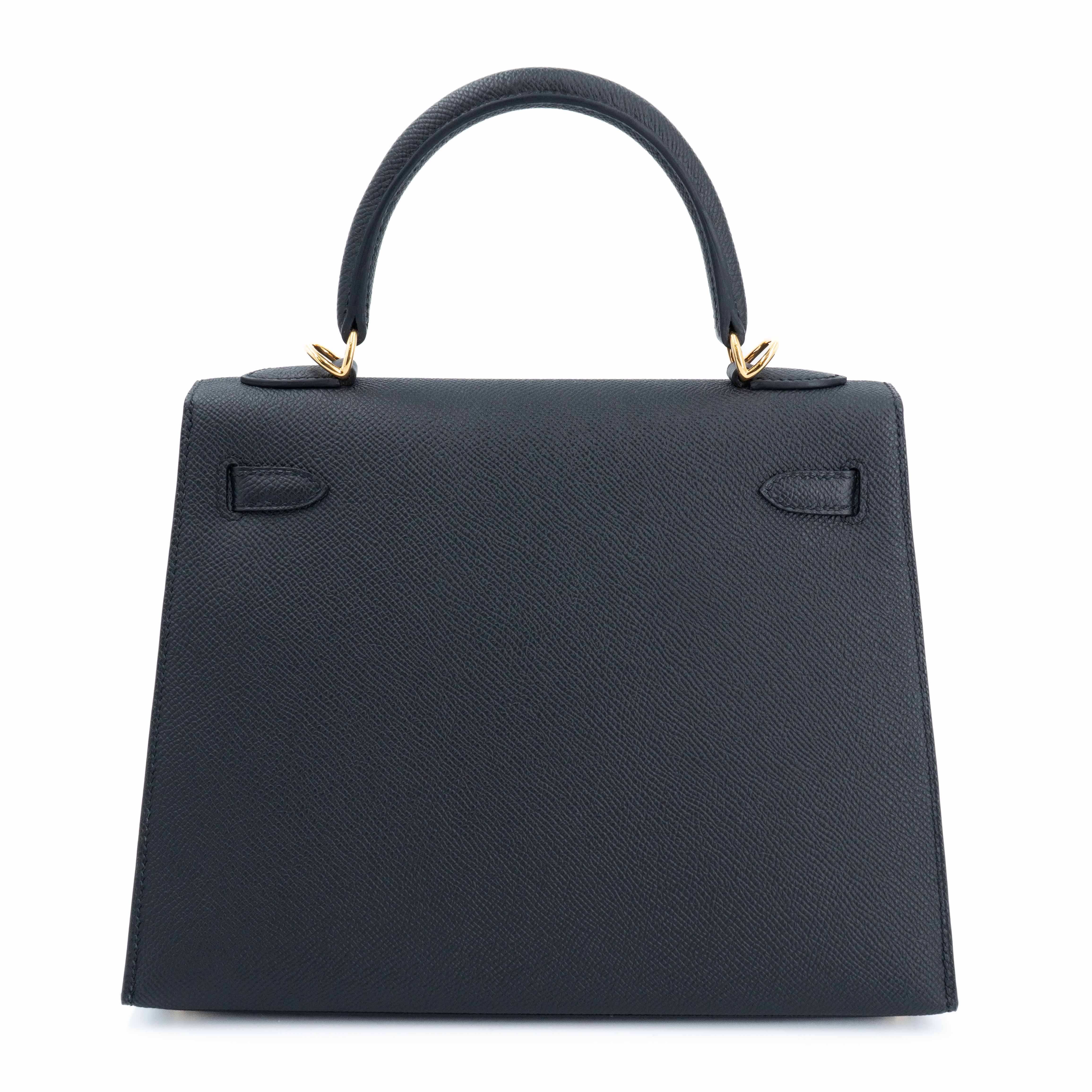 Kelly 25 Sellier Noir (89)