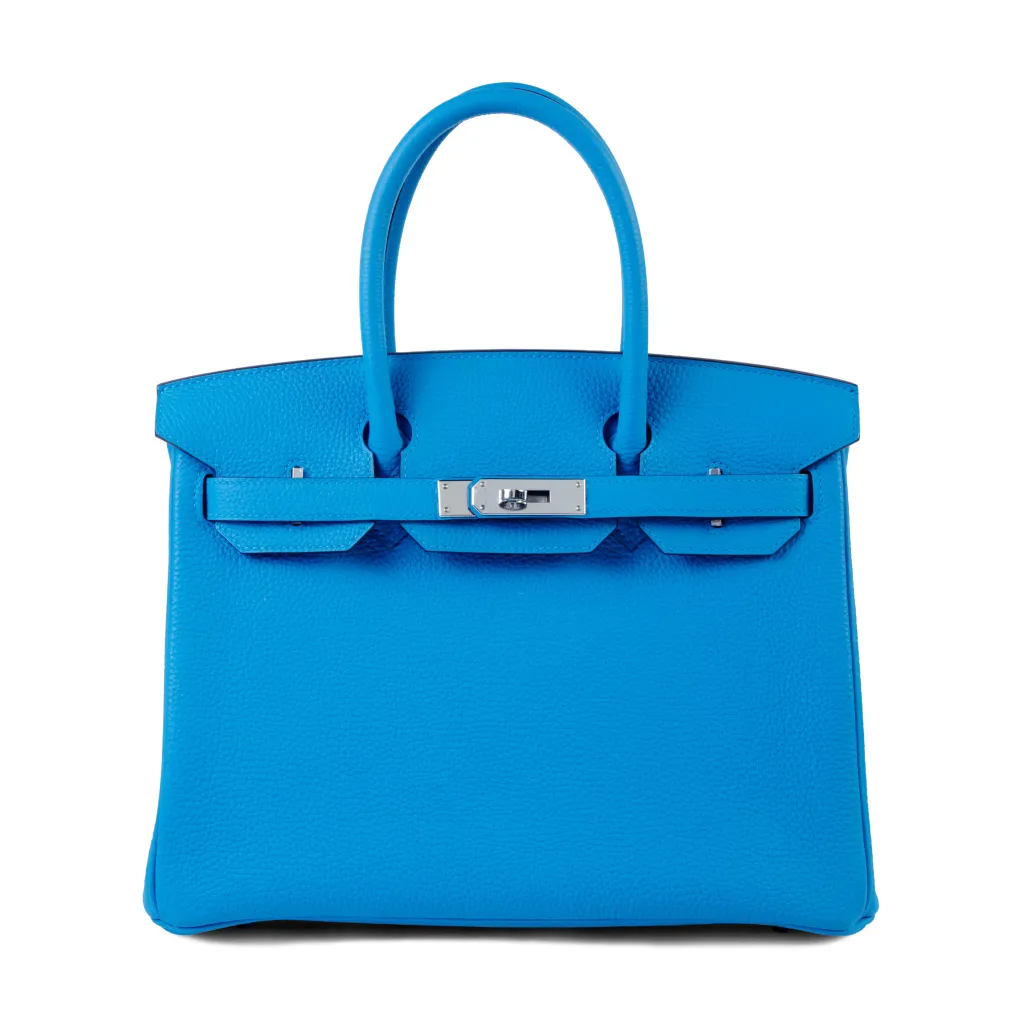 Birkin 30 Bleu Zanzibar (B3)