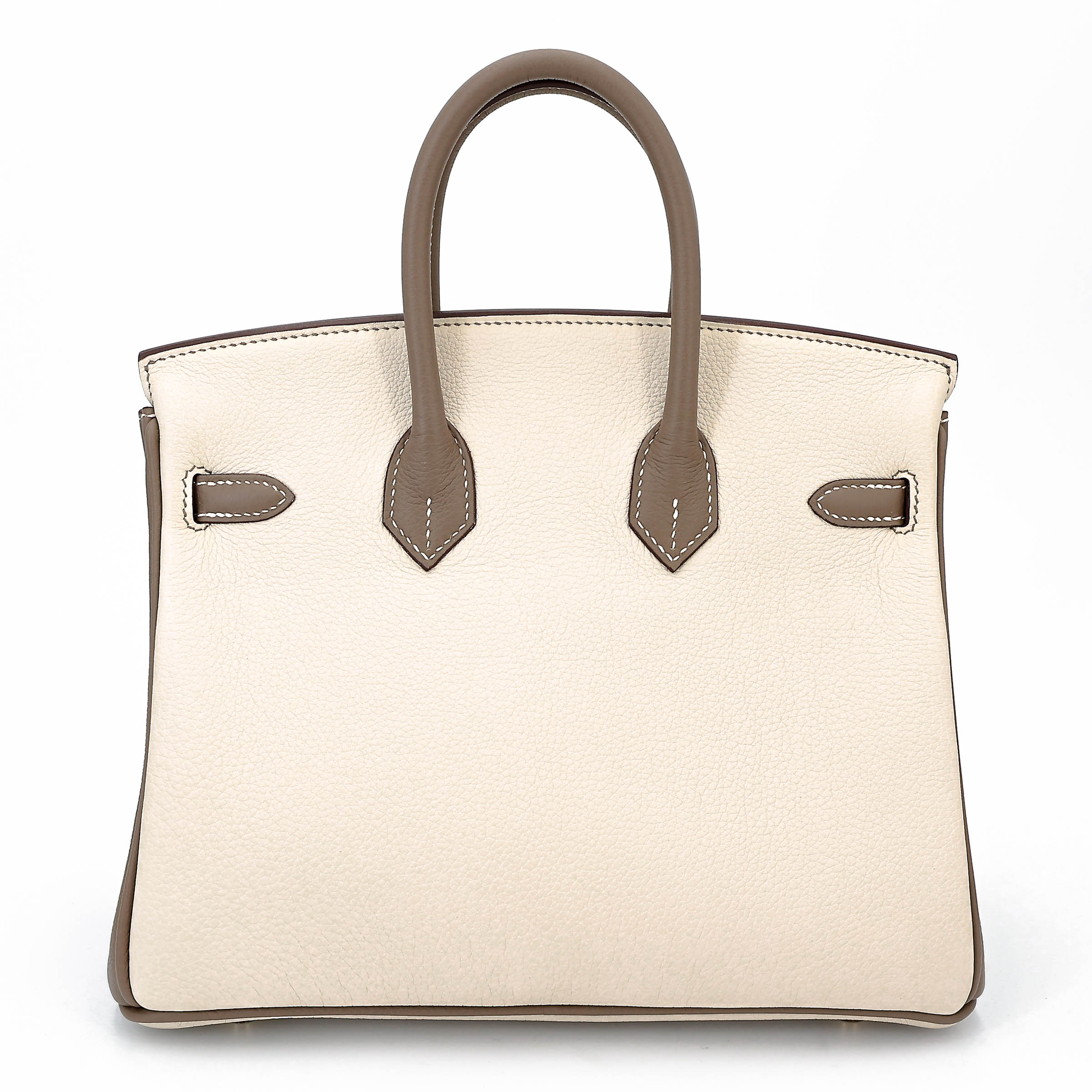 Birkin 25 HSS Craie (10) Etoupe (18)