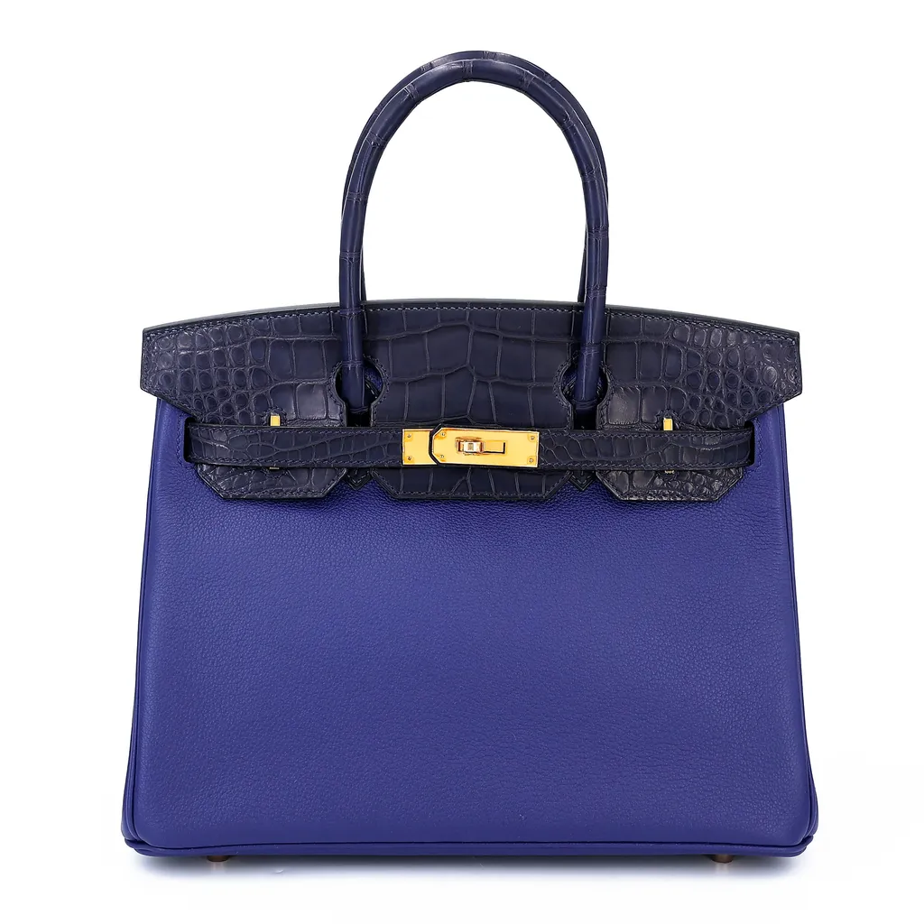Birkin 30 Touch Bleu Saphir (73) Blue Marine (78)