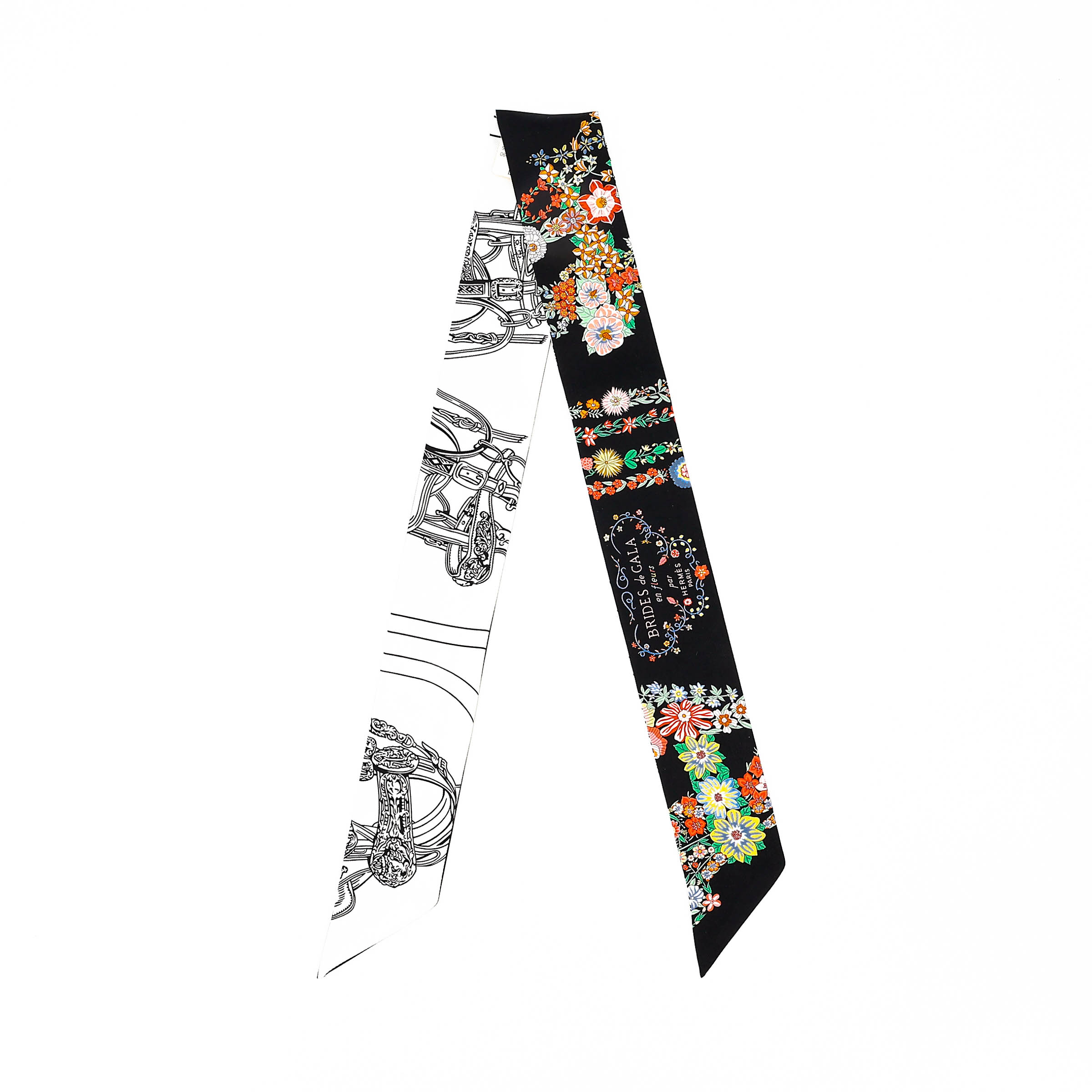 Twilly Brides de Gala en Fleurs Black White