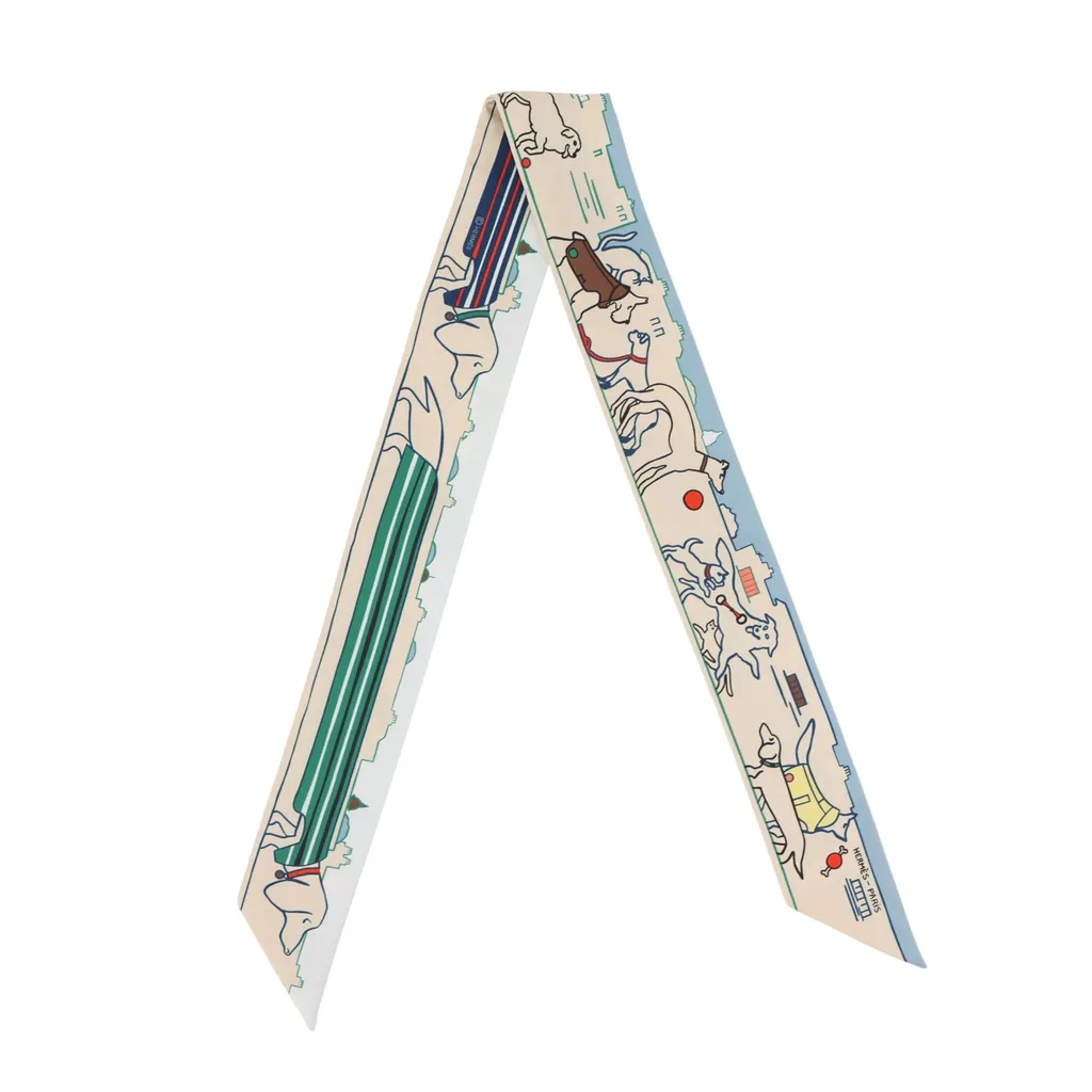 Twilly Les Chines Parisiens CREME Blue Green