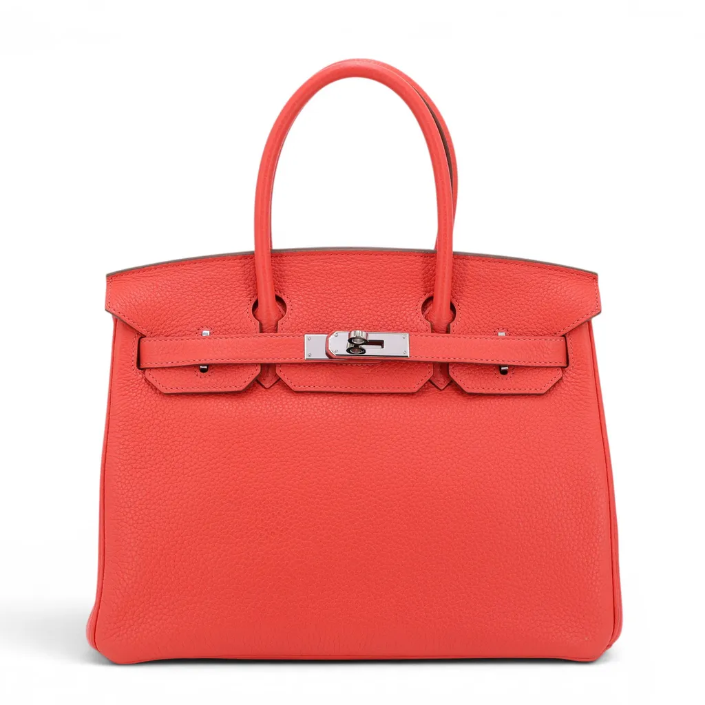 Birkin 30 2R 芍药红 Rouge Pivoine