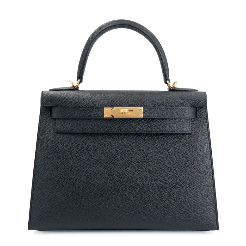 Kelly 28 Sellier Noir (89)