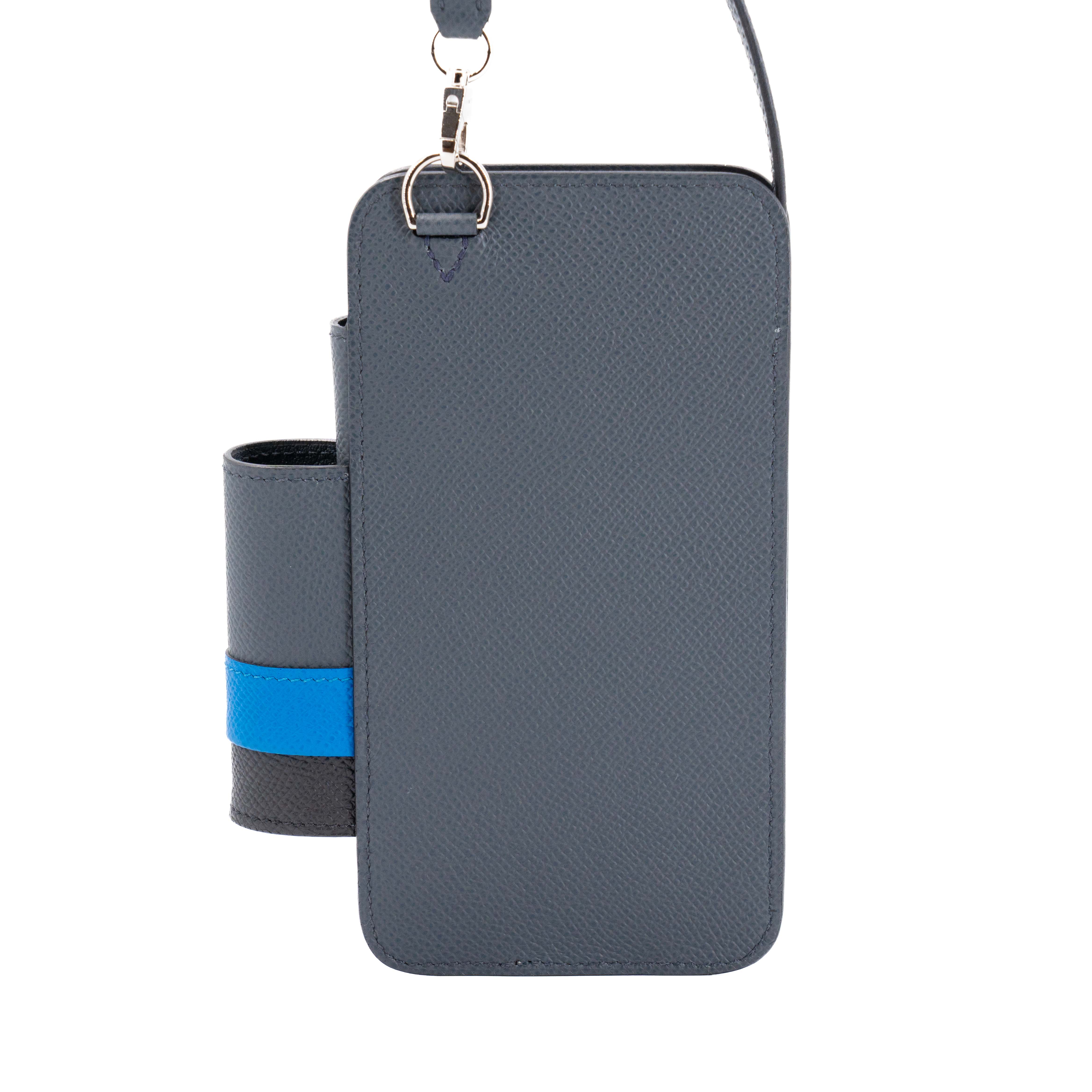 Hermesaway phone case Gris misty (H0) Bleu Zanzibar (B3) Noir (89)